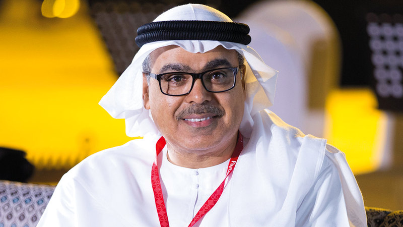 عبدالعزيز المسلم: &laquo;نعمل على ترسيخ حضور التراث في ذهن الطلبة، فهو دوماً عنوان عريض للهوية الوطنية&raquo;.