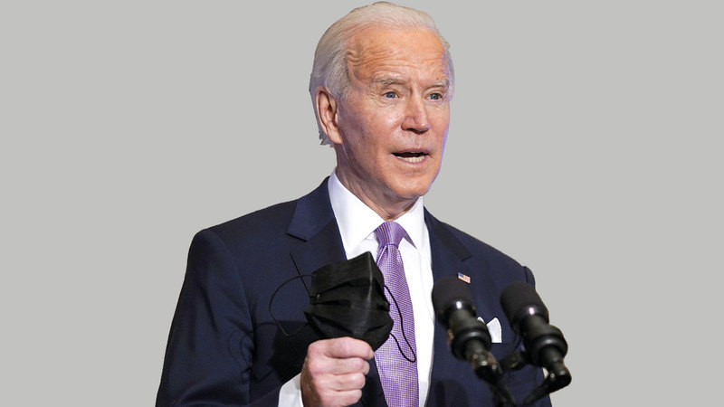 كان بايدن قبل تسلمه الرئاسة المسؤول الكبير الوحيد الذي عارض باستمرار إرسال مزيد من الجنود إلى أفغانستان.  أ.ب