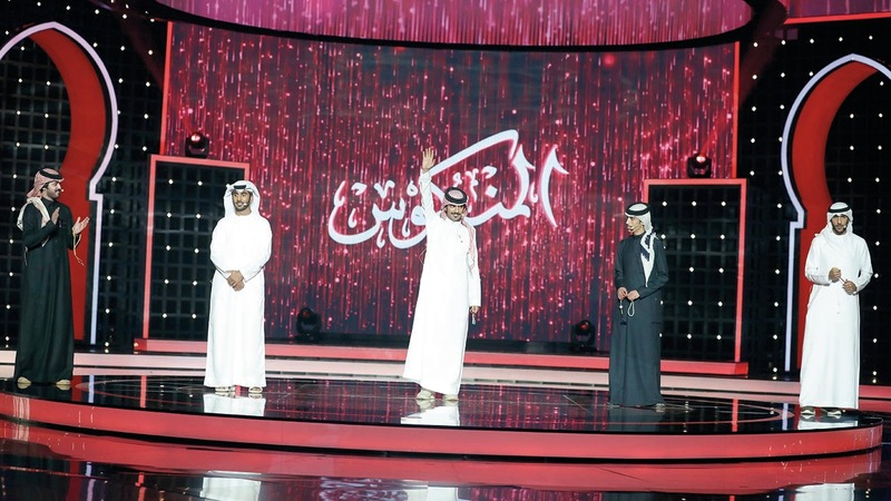 جانب من ثانية أمسيات برنامج المنكوس في موسمه الثاني.  من المصدر