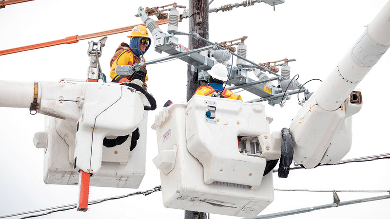 انقطاع الكهرباء فاقم الوضع في زمن العاصفة.  أرشيفية