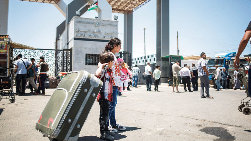 المعبر ظل مغلقاً معظم الوقت خلال السنوات الأخيرة.  الإمارات اليوم