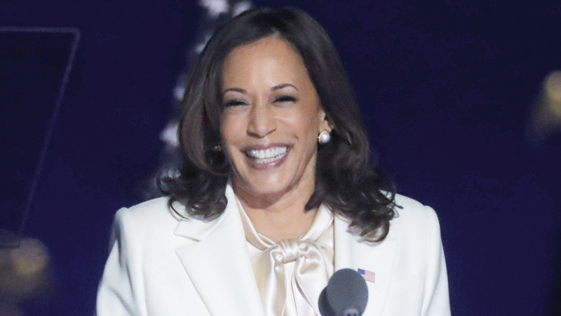 كامالا هاريس تدعم الاحتجاجات ضد سياسات حزب «بهاراتيا جاناتا».   رويترز