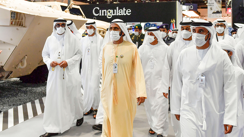 محمد بن راشد: صناعتنا الدفاعية الوطنية وضعت قدمها في مضمار المنافسة العالمية. وام