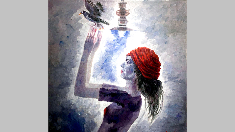 الإبداع التشكيلي هو نتاج لشعور إنساني بحت متأثراً بثقافة وتقاليد وموروثات وعادات مجتمعه.  أرشيفية