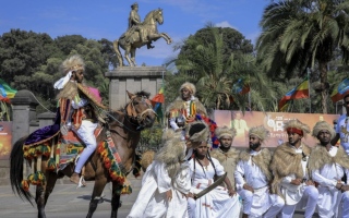 الصورة: إثيوبيا تحتفل بـ ذكرى "عدوة" الشهيرة