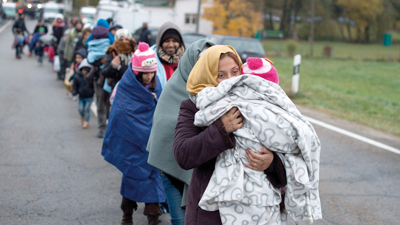 ألمانيا استقبلت العديد من الأشخاص من بلدان الأزمات منذ عام 2015.   إي.بي.إيه