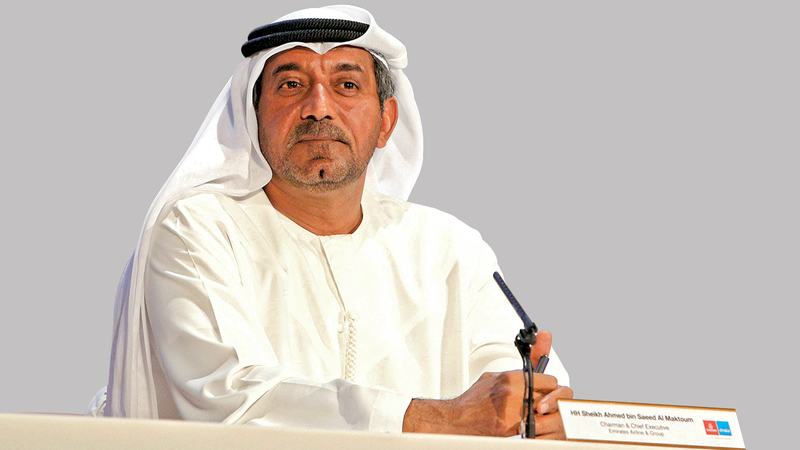 أحمد بن سعيد تصدّر كأقوى رئيس تنفيذي في قطاع الطيران بالشرق الأوسط.   أرشيفية