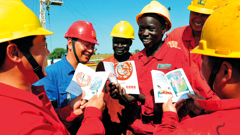 نجحت الصين بالتغلغل في شعوب إفريقيا ثقافياً.  أرشيفية