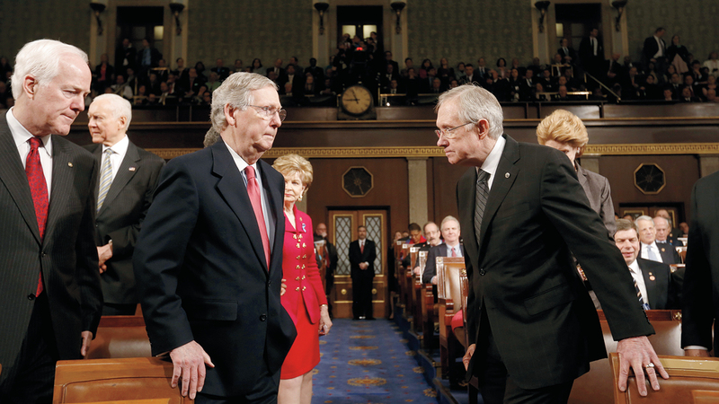 الإجماع بين الحزبين نادر منذ 10 سنوات. 	 أرشيفية