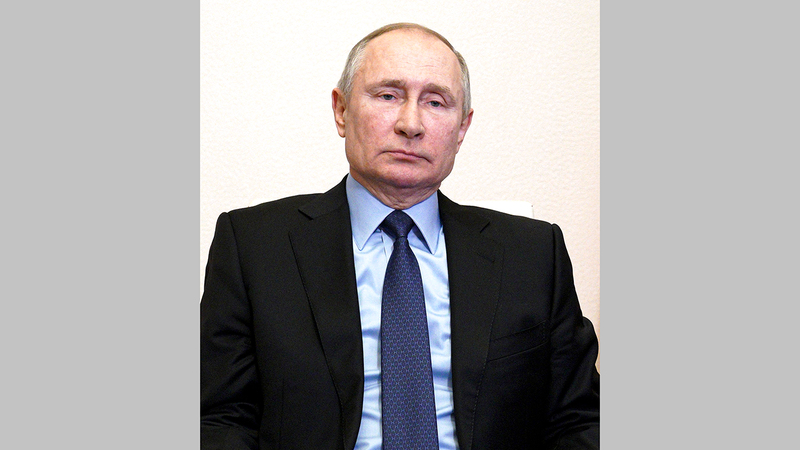 بوتين قال في نهاية 2020 إنه ليس هناك حاجة لتحالف عسكري رسمي بين روسيا والصين، لكنه لم يستبعد ذلك مستقبلاً.  أ.ب