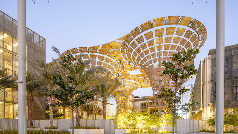 «إكسبو 2020 دبي» حصل على الشهادة من منظمة «سنسوري أكسيس» الدولية.   الإمارات اليوم