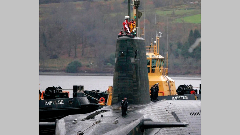 غواصة بريطانية حيث تتضمن منصّات لندن 4 غواصات فقط.    أرشيفية