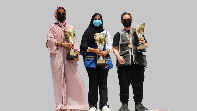 صورة عائشة الياسي تتوج بذهبية بطولة الإمارات للرماية – رياضة – محلية