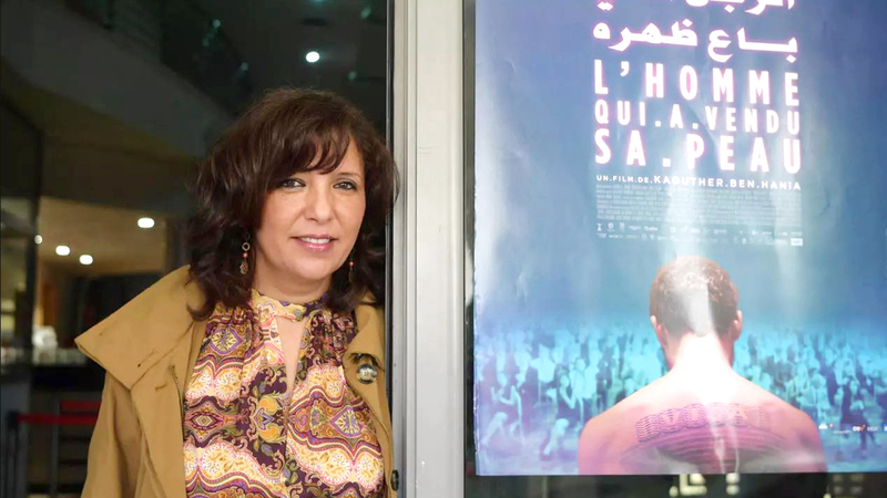 تبتعد المخرجة التونسية كوثر بن هنية في هذا العمل عن تونس لتغوص في عوالم مختلفة.  أ.ف.ب