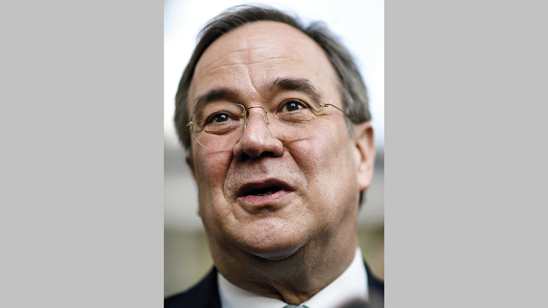 زعيم حزب الاتحاد الديمقراطي المسيحي أرمين لا شيت.   إي.بي.إيه