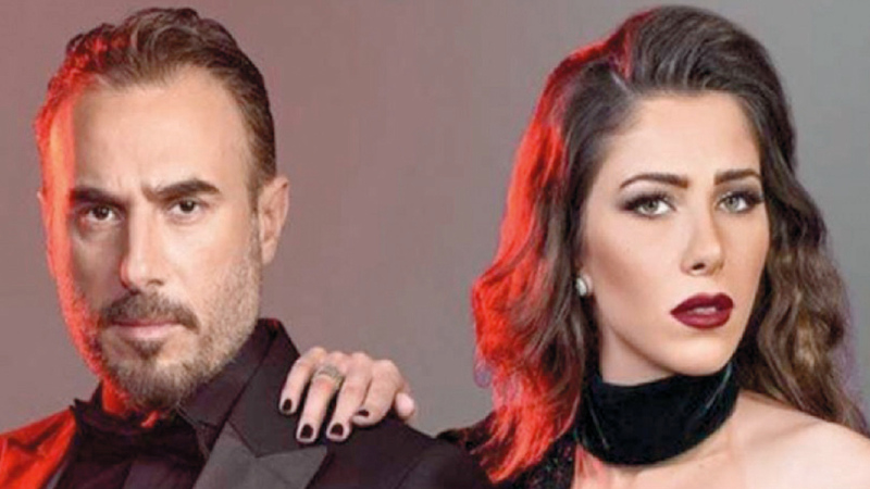 باسم مغنية ودانييلا رحمة.أرشيفية