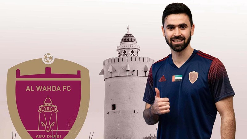 لاعب الوحدة عمر خريـبـين.         من المصدر