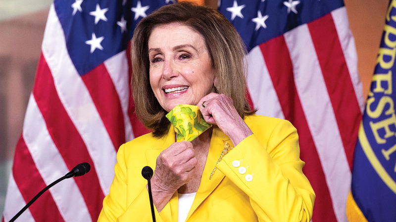 تتصف بيلوسي بالقدرة على الحكم على المواهب السياسية.   أ.ف.ب