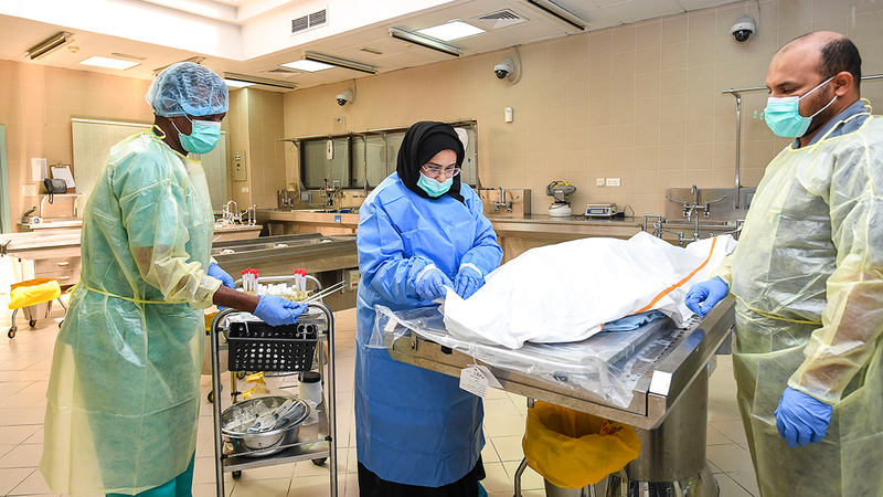 الطب الشرعي تحمّل مهام إضافية في ظل جائحة كورونا. أرشيفية
