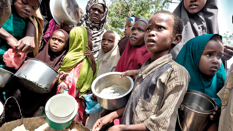 ملايين الأطفال يعانون الجوع.   أرشيفية