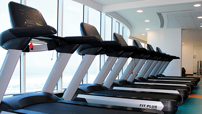 الإقبال شمل أجهزة المشي والركض.  أرشيفية