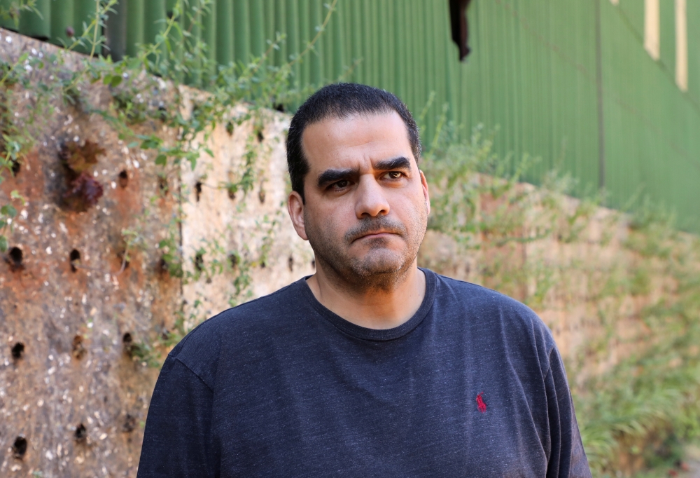 المهندس البيئي اللبناني زياد أبي شاكر 
رويترز