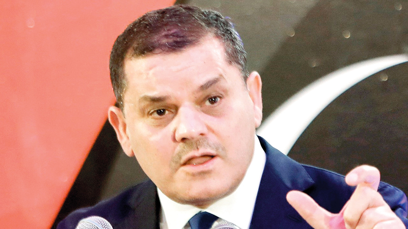 عبد الحميد الدبيبة طلب تسهيل الإجراءات اللازمة لانسياب الحركة على البوابات الحدودية بين الجانبين.   أرشيفية