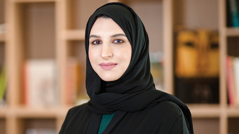 هالة بدري: &laquo;حريصون على الارتقاء بمستقبل الفنّ في الإمارة، وتعزيز دور التكنولوجيا في الأعمال الثقافية&raquo;.