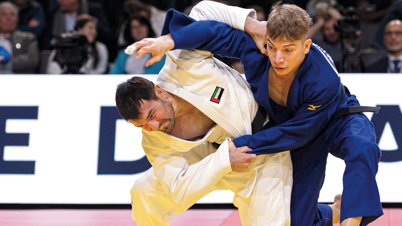 منتخب الجودو عينه على منصات التتويج في الدورة الأولمبية المقبلة.  من المصدر