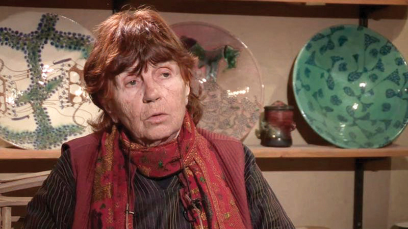 بوريه درست الفنون التطبيقية في سويسرا قبل هجرتها إلى مصر عام 1965.  أرشيفية