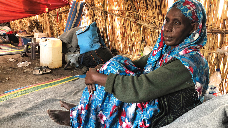 اللاجئون يعانون أمراضاً جسمانية ونفسية بسبب التجارب القاسية.   من المصدر