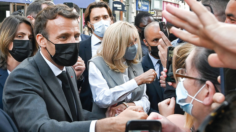 «الصفعة» تعبر عن مشاعر حقد مكبوتة لدى البعض ضد الرئيس.  رويترز