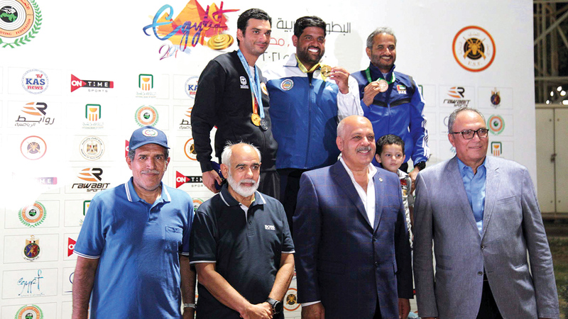 المهيري يظفر بالبرونزية.  من المصدر