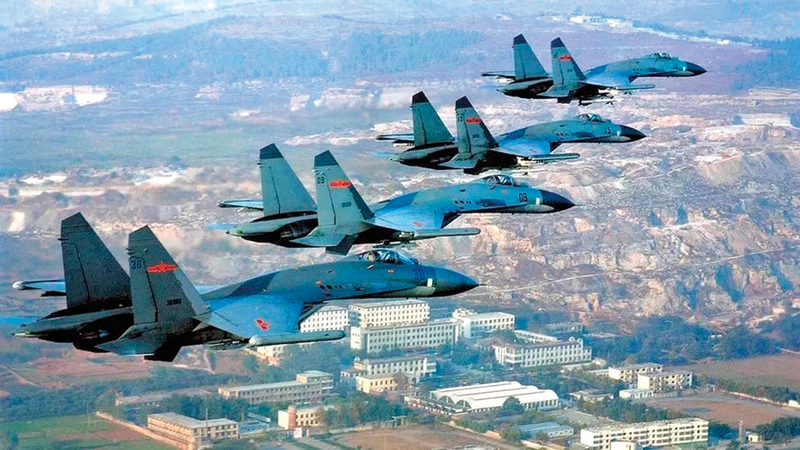 الطيران الصيني يواصل اختراق أجواء تايوان.   أرشيفية