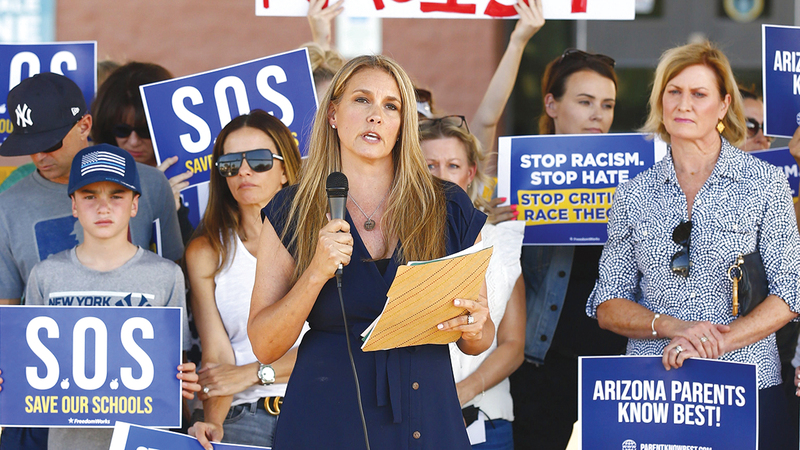 التعبئة ضد «نظرية العرق» تعززت بعد مقتل جورج فلويد. أرشيفية