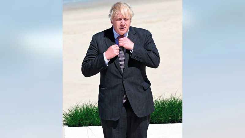 جونسون بات يتنقل من نجاح إلى آخر.  أ.ف.ب