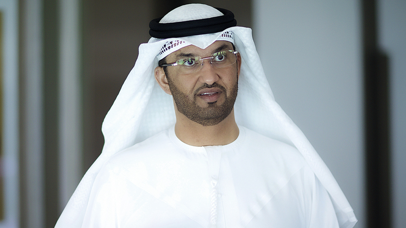 سلطان الجابر: «الهيدروجين وأنواع الوقود الحاملة له، توفر إمكانات واعدة كمصادر للطاقة الخالية من الكربون».