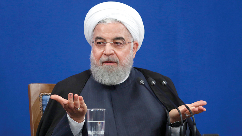 روحاني قال خلال انتخابات عام 2017 إن رئيسي لا يعرف سوى إعدام الناس وزجّهم في السجون.   رويترز