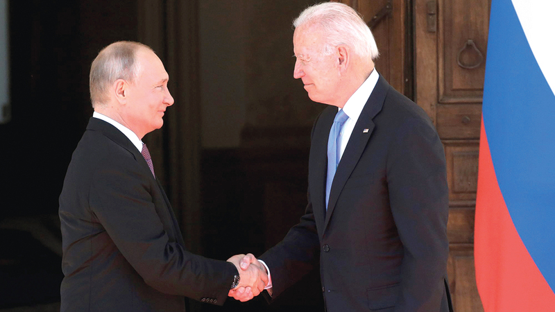 بايدن وبوتين.. علاقة يحكمها الشك.   أرشيفية