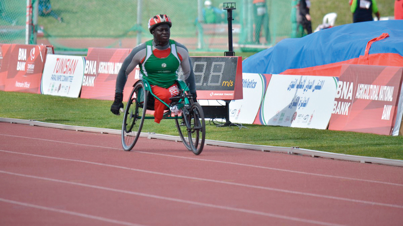 الغامبي مالانغ تامبا يستعد بقوة للمشاركة في الألعاب الأولمبية لأصحاب الهمم.   من المصدر