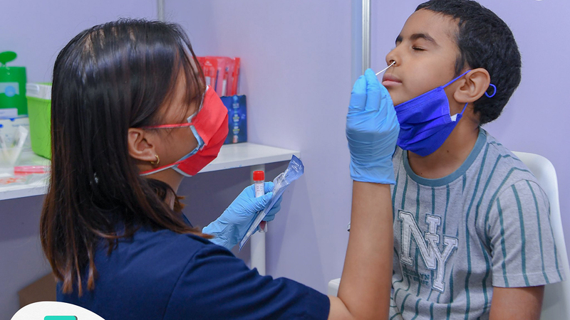 مشاركة الأطفال في دراسة الاستجابة المناعية للقاح &laquo;سينوفارم&raquo;.. سبقها الحصول على موافقة ذويهم.  من المصدر