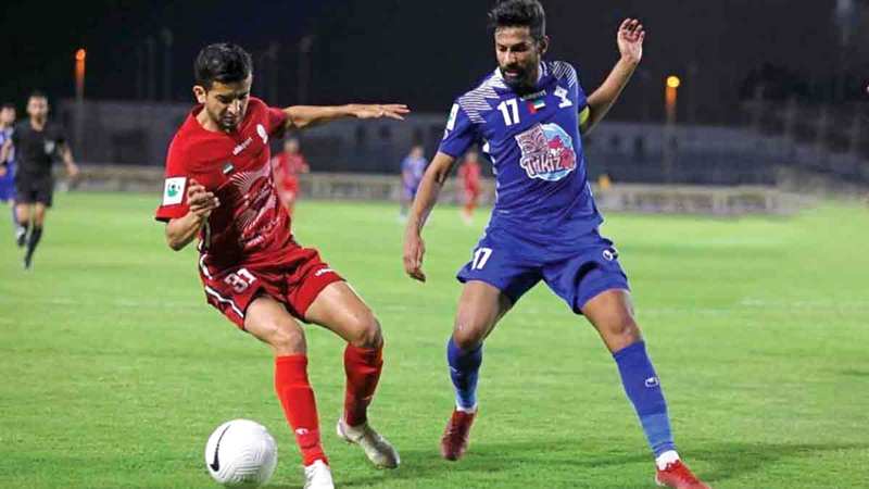 من مباراة سابقة للتعاون والحمرية.  من المصدر