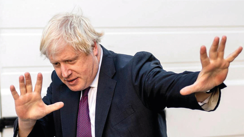 جونسون يواجه تراجعاً في شعبيته منذ إبرام اتفاق الخروج من الاتحاد الأوروبي.   أرشيفية