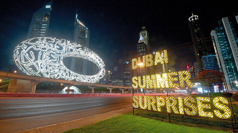 الدورة الـ24 من «مفاجآت صيف دبي» تنطلق غداً.     تصوير: باتريك كاستيلو