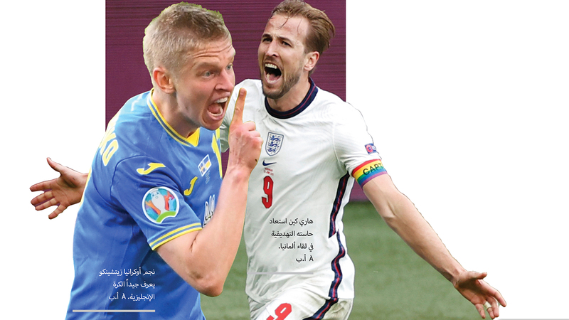 نجم أوكرانيا زيتشينكو يعرف جيداً الكرة الإنجليزية.   أ.ب