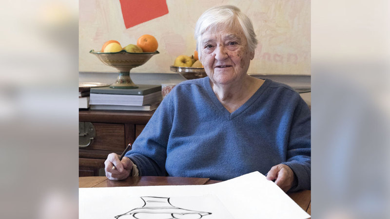 إيتيل عدنان.  من المصدر