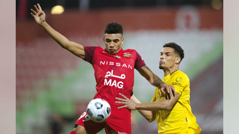 إيغور خيسوس سجل 11 هدفاً لشباب الأهلي في الدوري بالموسم المنصرم.  تصوير: أسامة أبوغانم