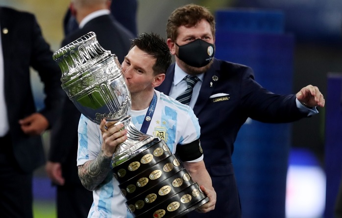 النجم الأرجنتيني ليونيل ميسي.
أ.ف.ب