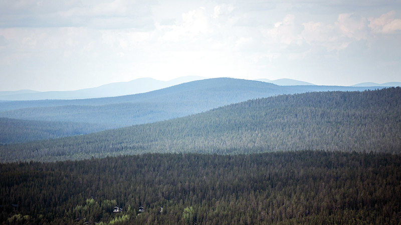 سجلت منطقة لابلاند القطبية الفنلندية أعلى درجات حرارة لأكثر من قرن.   أ.ب