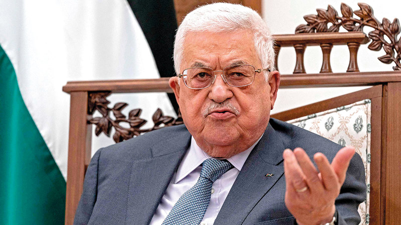 عباس قام بإلغاء الانتخابات التي كانت مقررة مايو الماضي في فلسطين لأسباب واهية.   أ.ف.ب